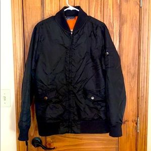 The Hundreds mens Bomber jacket Black.